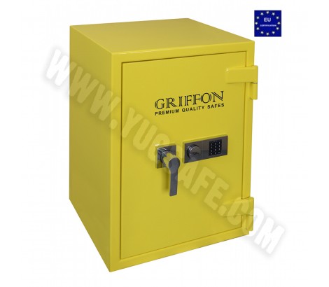 Сейф огне-взломостойкий GRIFFON CLE.III.80.E combi gloss yellow